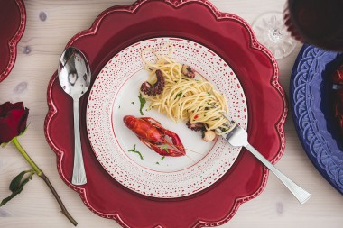 Date Night Mushroom Pasta With Goat Cheese